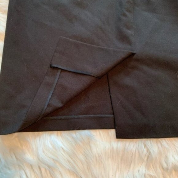 Max Studio Above Knee Pencil Skirt Solid Black - Picture 9 of 9